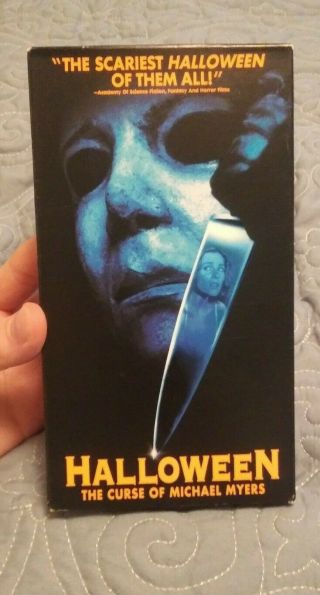 Halloween: The Curse Of Michael Myers (vhs,  1996) Vintage Cult Horror