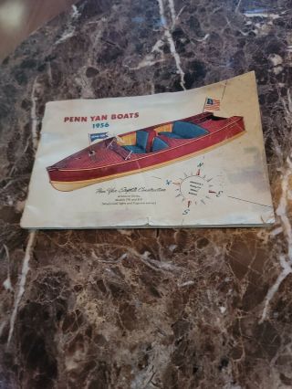 Vintage Penn Yan Boat Brochure 1956