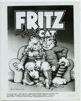Fritz The Cat 1972 8x10 Ralph Bakshi Cartoon Org Movie Photo 7041