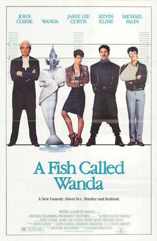A Fish Called Wanda (1988) Movie Poster - Ss - N - - - Folded