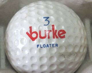 (1) Burke Floater Vintage Logo Golf Ball 3