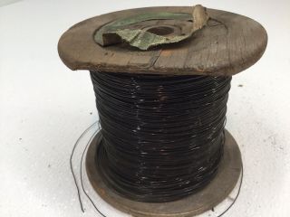 Vintage Rea Magnet Wire Black Spool 23