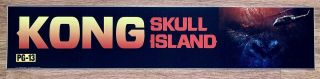 ⭐ Kong: Skull Island (2017) - Movie Theater Poster Mylar Small