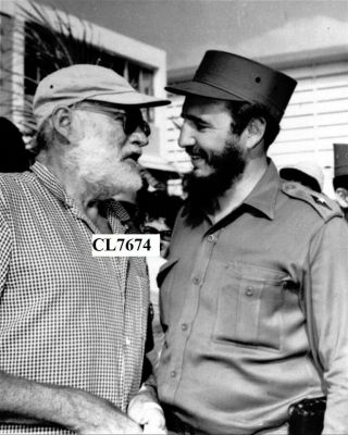 Ernest Hemingway And Fidel Castro At The Hemingway Anglers Tournament Photo