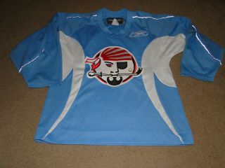Portland Pirates 7 Ahl Hockey Jersey From Reebok Adult Medium Vtg Logo