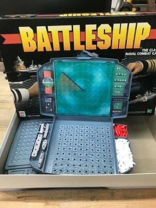 Vintage 1990 Milton Bradley Battleship The Classic Naval Combat Game