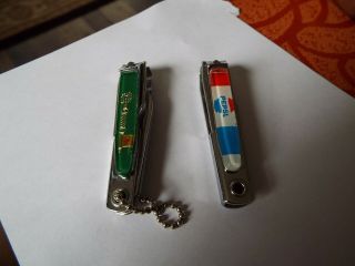Vintage Bell (pepsi) And Royal Nail Clippers/knife/bottle Opener
