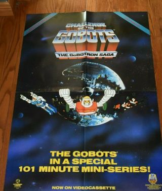 Challenge Of The Gobots Video Poster 1986