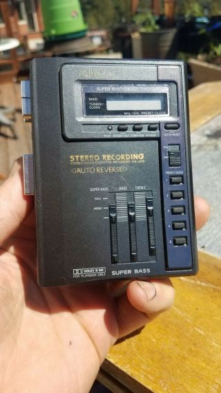 Vintage Aiwa Hs - J470 Stereo Radio Cassette Recorder