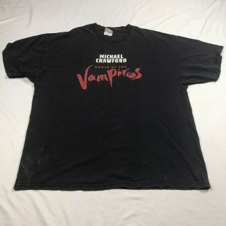 Vintage 90s,  Micheal Crawford’s,  Dance Of The Vampires,  Hanes,  Single Stitch Tee