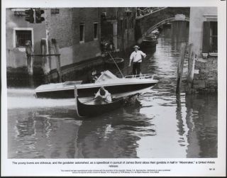 James Bond Moonraker Orig Key Set Photo M - 16 Canal Chase Venice