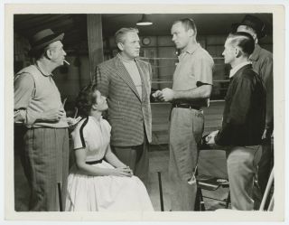 Katharine Hepburn,  Spencer Tracy,  Aldo Ray Orig Movie Photo 1952 Pat And Mike