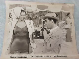 Vintage Movie Photo Easy To Wed Esther Williams In Bathing Suit