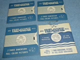 Vintage View - Master Reels 4 Of Mexico,  Carlsbad Caverns &white Sands