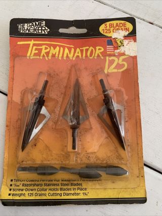 Vintage Terminator 125 The Game Tracker Pack