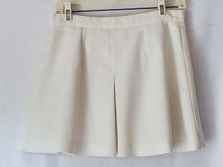 Vintage Ellesse Women’s White Pleated Tennis Skirt Size 12 Us 42 Itl Italy