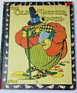Vintage The Old Mother Goose Nursery Rhyme Book Anne Anderson Illustrations Hc