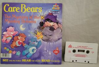Vintage Care Bears The Mystery Of The Missing Dreams Book And Cassette 1986