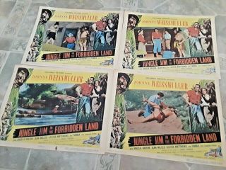Lc Set 1951 Columbia Jungle Jim In The Forbidden Land W/ Johnny Weissmuller