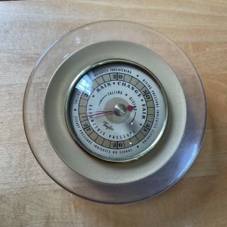 5” Mcm Vintage Taylor Stormguide Barometer