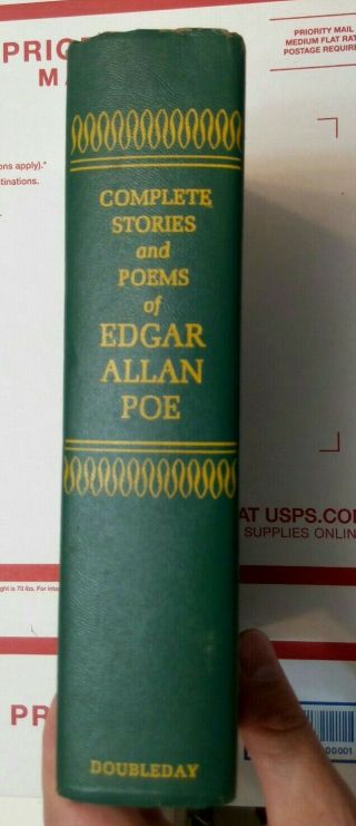 Vintage Complete Stories And Poems Of Edgar Allen Poe 1966 Hardcover Book