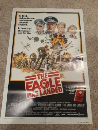 The Eagle Has Landed Orig 1 - Sh / Movie Poster [michael Caine,  Donald Sutherland]