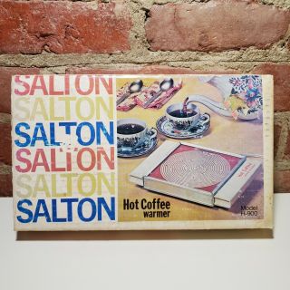 Vintage Salton Beverage Hot Coffee Warmer Plate Model H - 900