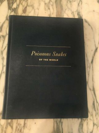 Vintage Poisonous Snakes Of The World For U S Amphibious Forces Book Good