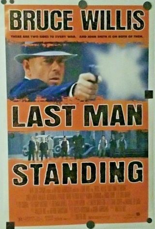 Bruce Willis Last Man Standing 1996 Movie Poster Double Sided 27 " X 40 "