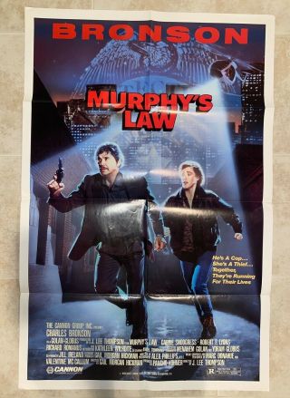1986 One Sheet Film Movie Poster Murphy 