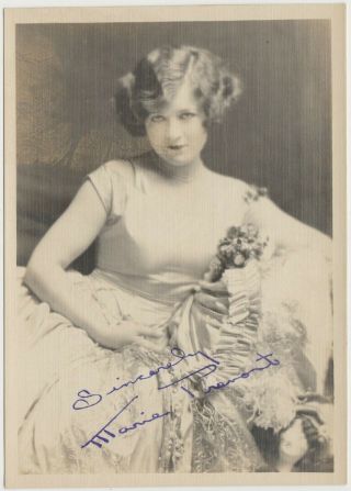 Marie Prevost Vintage 1920s Era 5x7 Fan Photo - Film Star - Pose 2