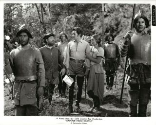 Tyrone Power,  Jean Peters,  Roy Roberts Key Book Still Captain From Castile,  1947