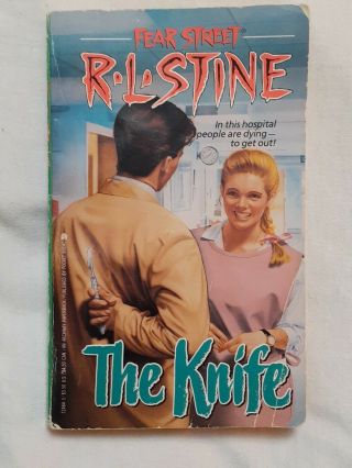 Fear Street 14 The Knife By R.  L.  Stine Book Vintage 1992 1st Edition Rl Horror