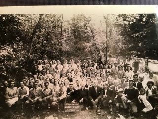 Vintage Real Photo Class Trip Mammoth Cave Kentucky 1947 7x5