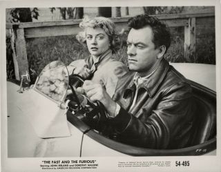 Dorothy Malone,  John Ireland 1954 Photo The Fast And The Furious