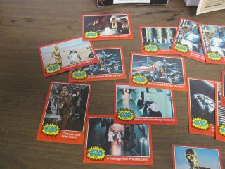 Vintage Movie Entertainment.  Star Wars Trading Cards 1977 20th Century Fox Stick