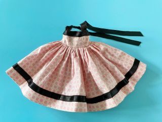 Vintage Doll Clothes:1958 Vogue Ginny Family Jill Dress 3133 Little Miss Revlon