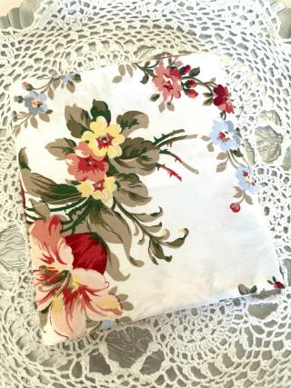 Vintage Ralph Lauren Petticoat Floral Rose Cottage 1 Standard Pillowcase