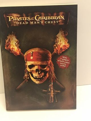 Disney Pirates Of The Caribbean Dead Mans Chest 2006.  Book.