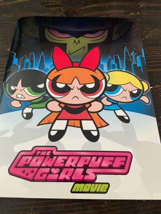The Powerpuff Girls Promo Movie Press Kit With Cd / Dvd Cartoon Network Animated