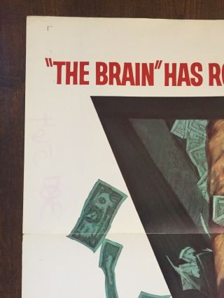The Brain Movie Poster - 1969 27x41 