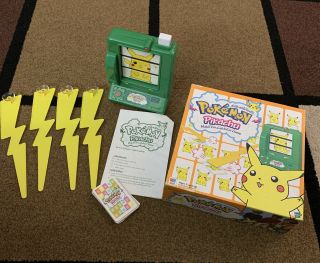 Vintage Pokemon Pikachu Match Em Catch Em 1998 Board Game Milton 100 Complete