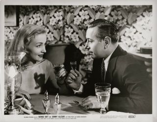 Nina Foch,  George Raft 1949 Scene Still.  Johnny Allegro