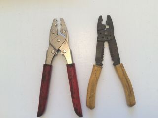 2 Vintage Wire Stripper/cutter/crimpers