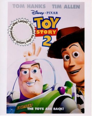 Woody The Cowboy,  Buzz Lightyear Color Still Toy Story 2 (2002) 8x10