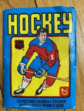 1979 - 80 Topps Vintage Hockey Wrapper - Gretzky Rookie Year