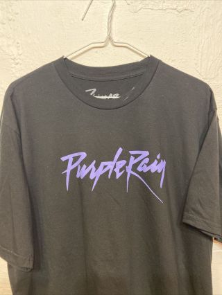 Vintage Style Prince Purple Rain T Shirt Size Mens Xl Rare Black