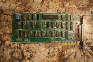 Vintage Ibm 5150 Isa Card Floppy Drive Controller Card And 37pin Serial