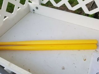 2 Vtg.  Wiffle Ball Bats 1980 - 1990s Yellow Made In Usa