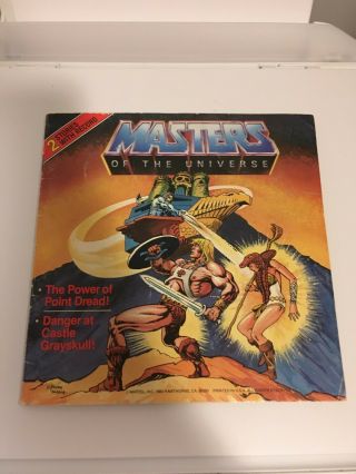 Vintage Masters Of The Universe Book And Record - 1983 - 33 1/3 Rpm (2 Stories)